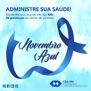 Novembro Azul CRA-MS; estamos juntos no combate ao câncer de próstata